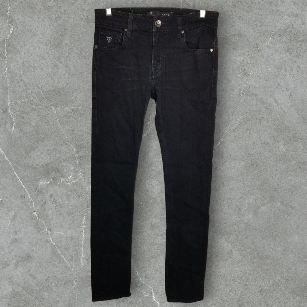 GUESS Men's Black Skinny Jeans
